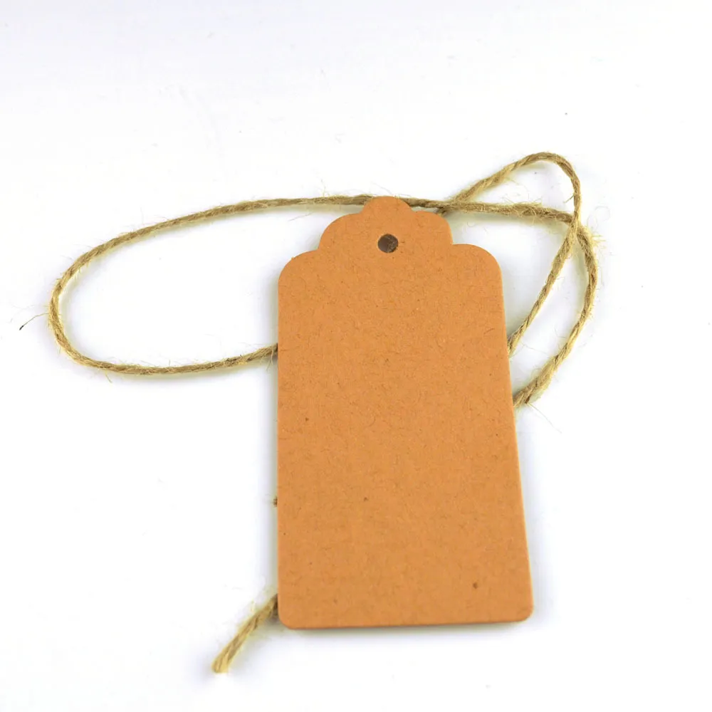 Kraft Paper Jewelry Tags Brown Lace Scallop Head Label Luggage Party  Wedding Note DIY Blank Price Hang Kraft Gifts From Cat11cat, $4.98